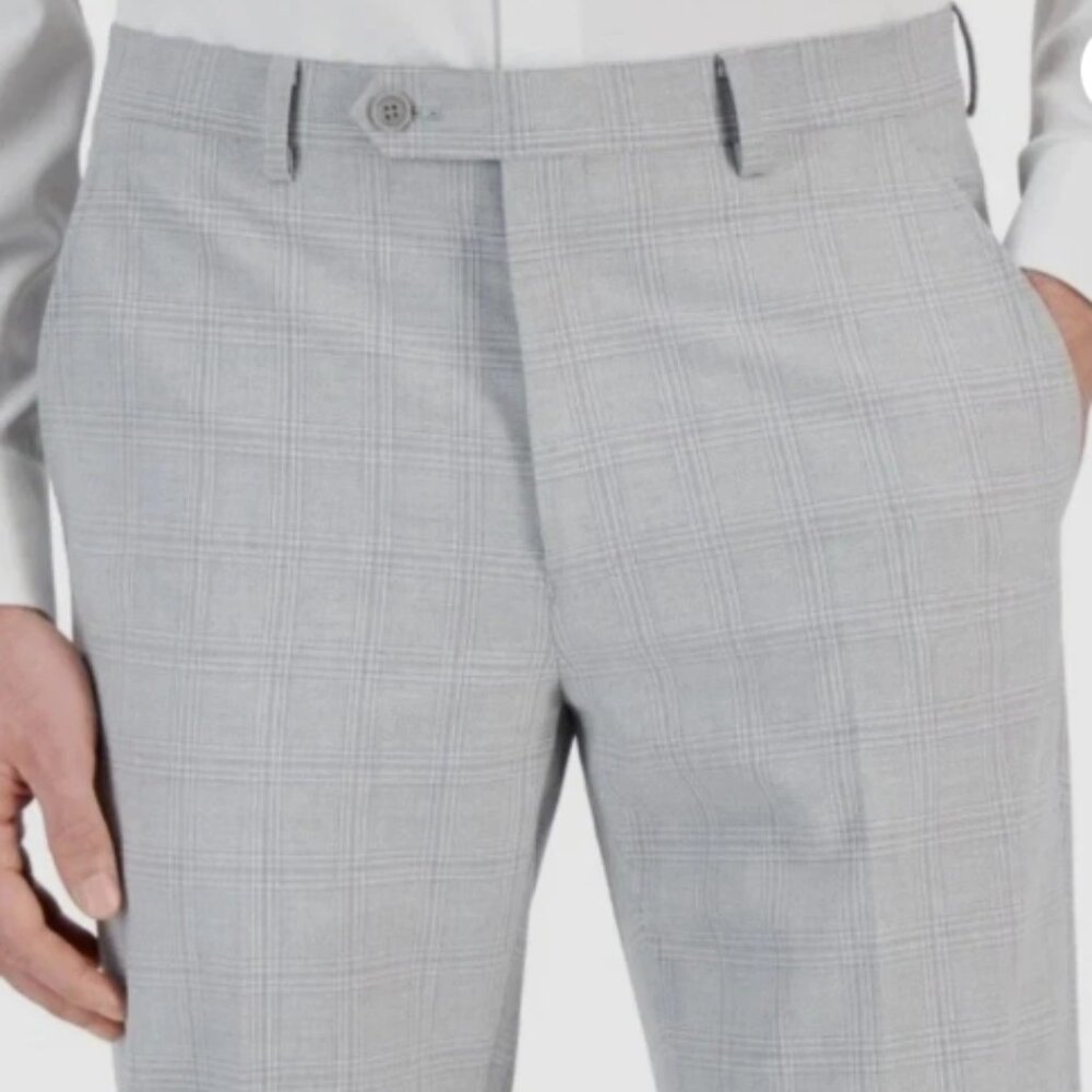 Alfani Men's Slim Fit Dress Pants NWT 33W x 30L Light Blue